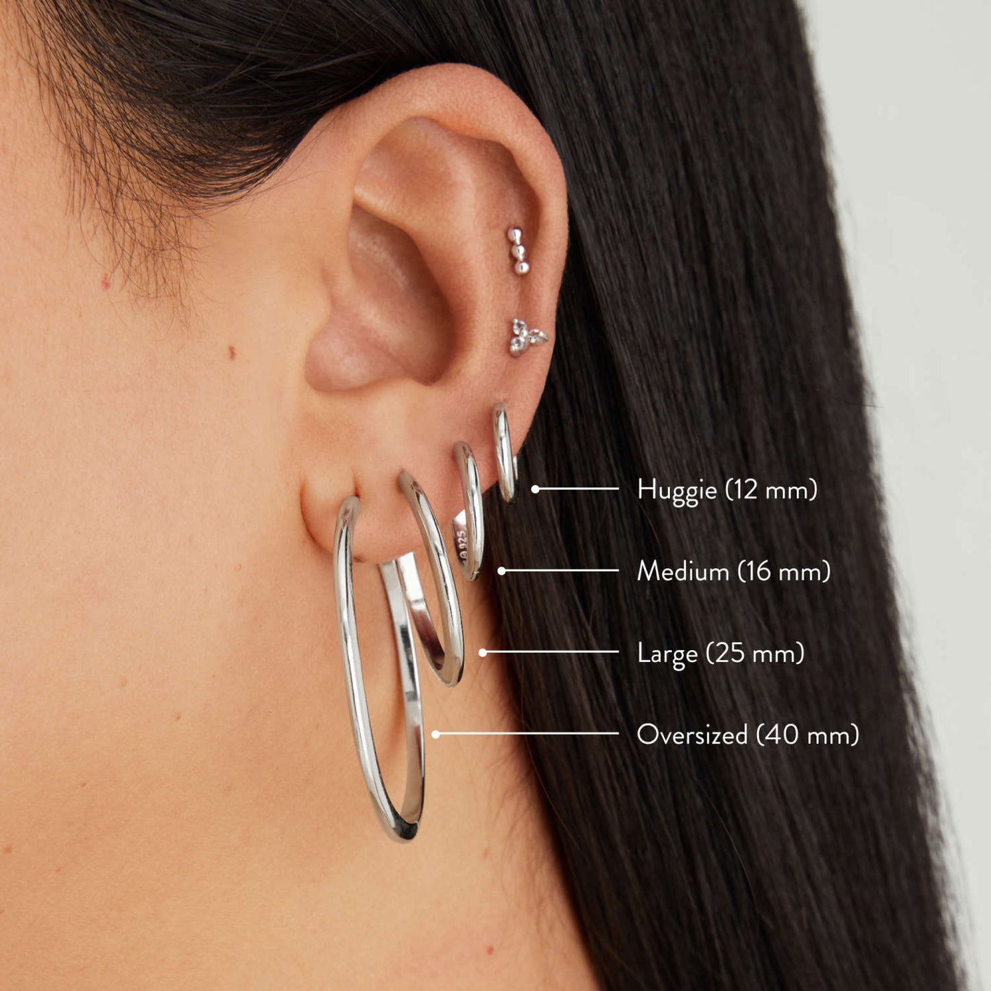 Tube Medium Hoops For Her