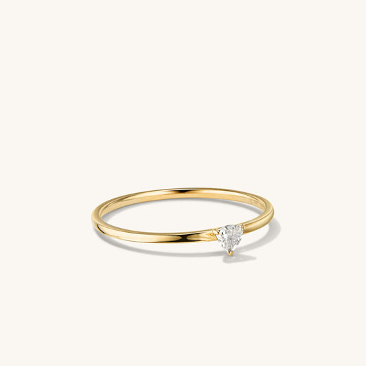 Gemstone Trillion Stacker Ring For Her