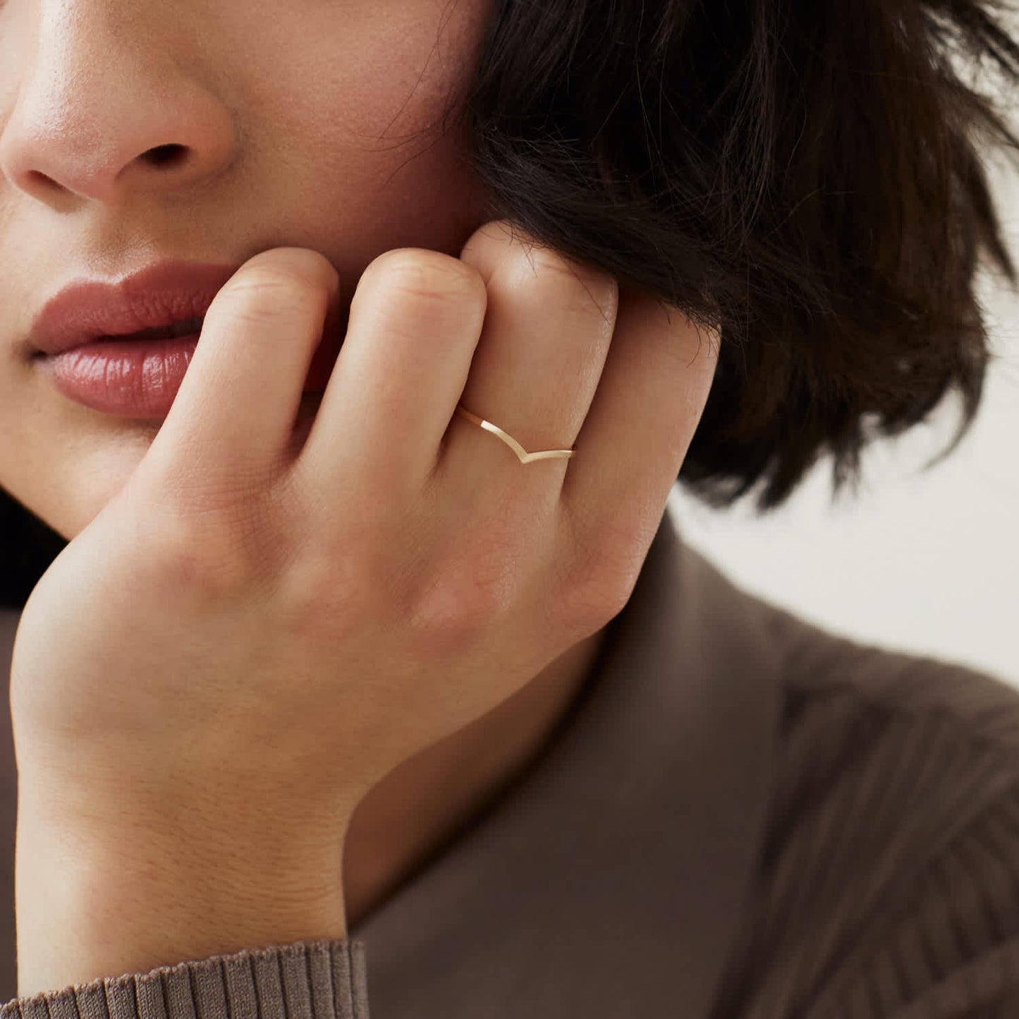 Wishbone Ring For Her