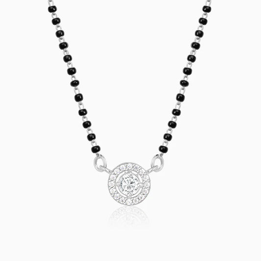 Silver Drizzle Drop Mangalsutra For Her