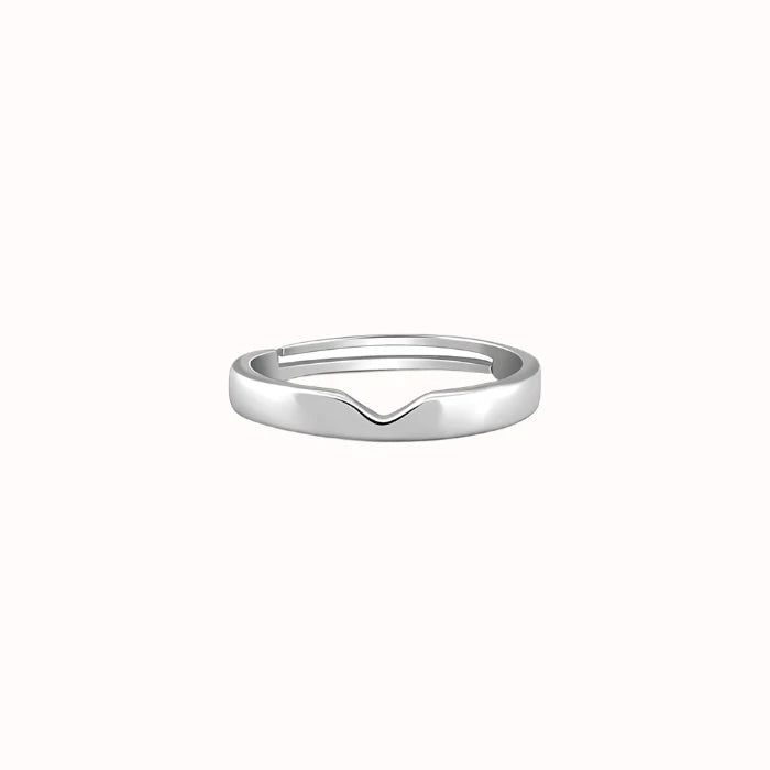 Silver Classic Ring Band Unisex