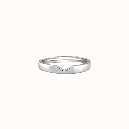 Silver Classic Ring Band Unisex